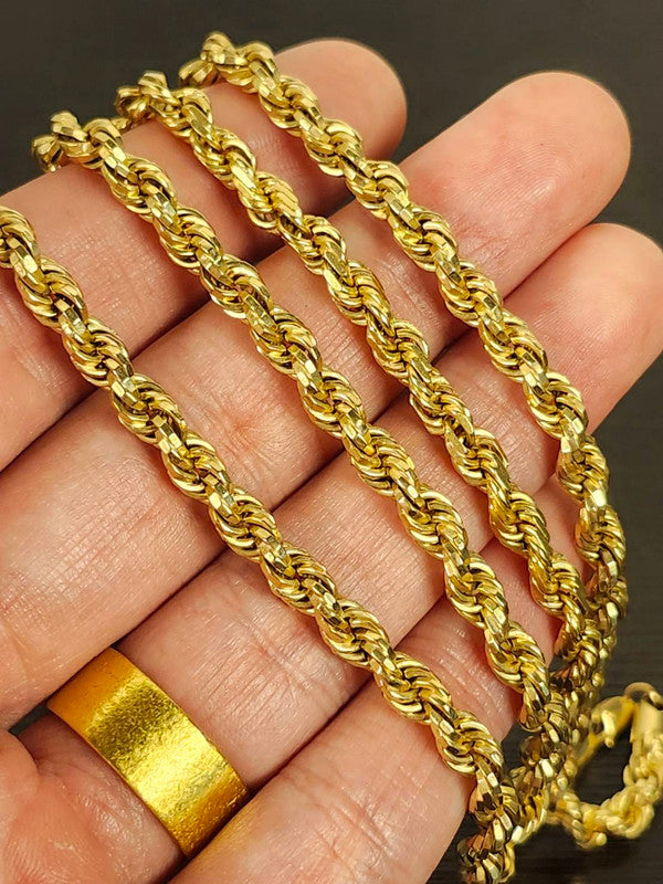 24", 40.85g, Rope Chain, 10k Gold