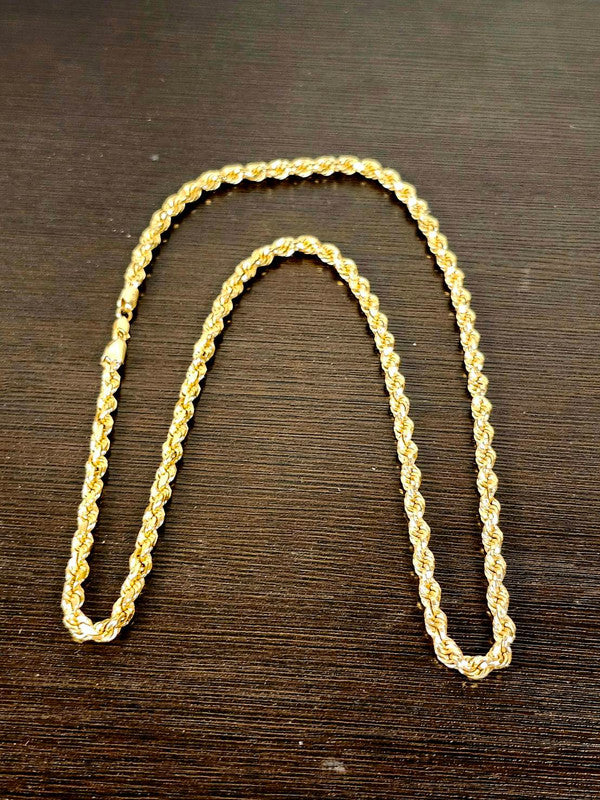 24", 40.85g, Rope Chain, 10k Gold
