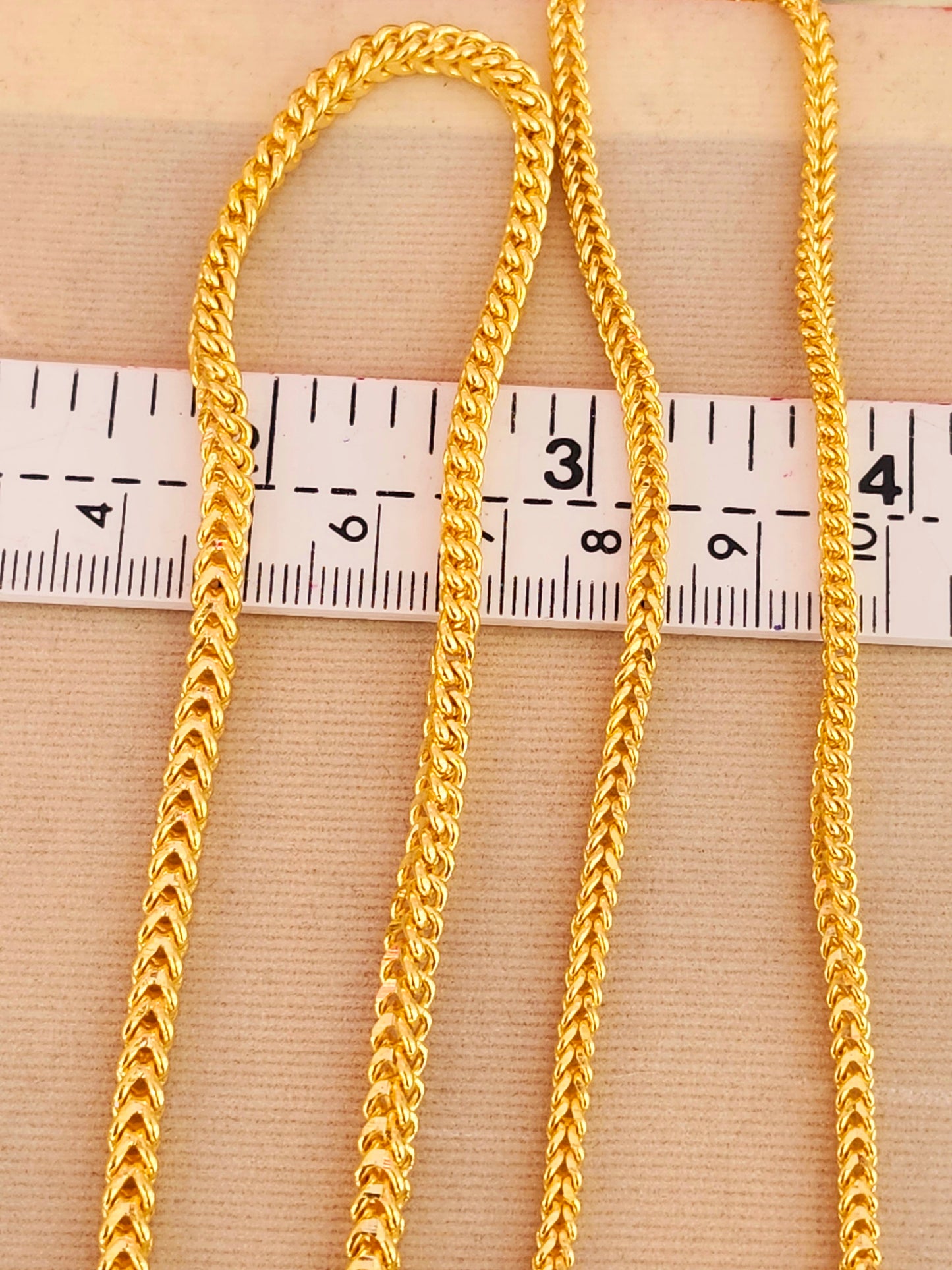 22.8g, 22", Classic Franco Chain, 24k Gold