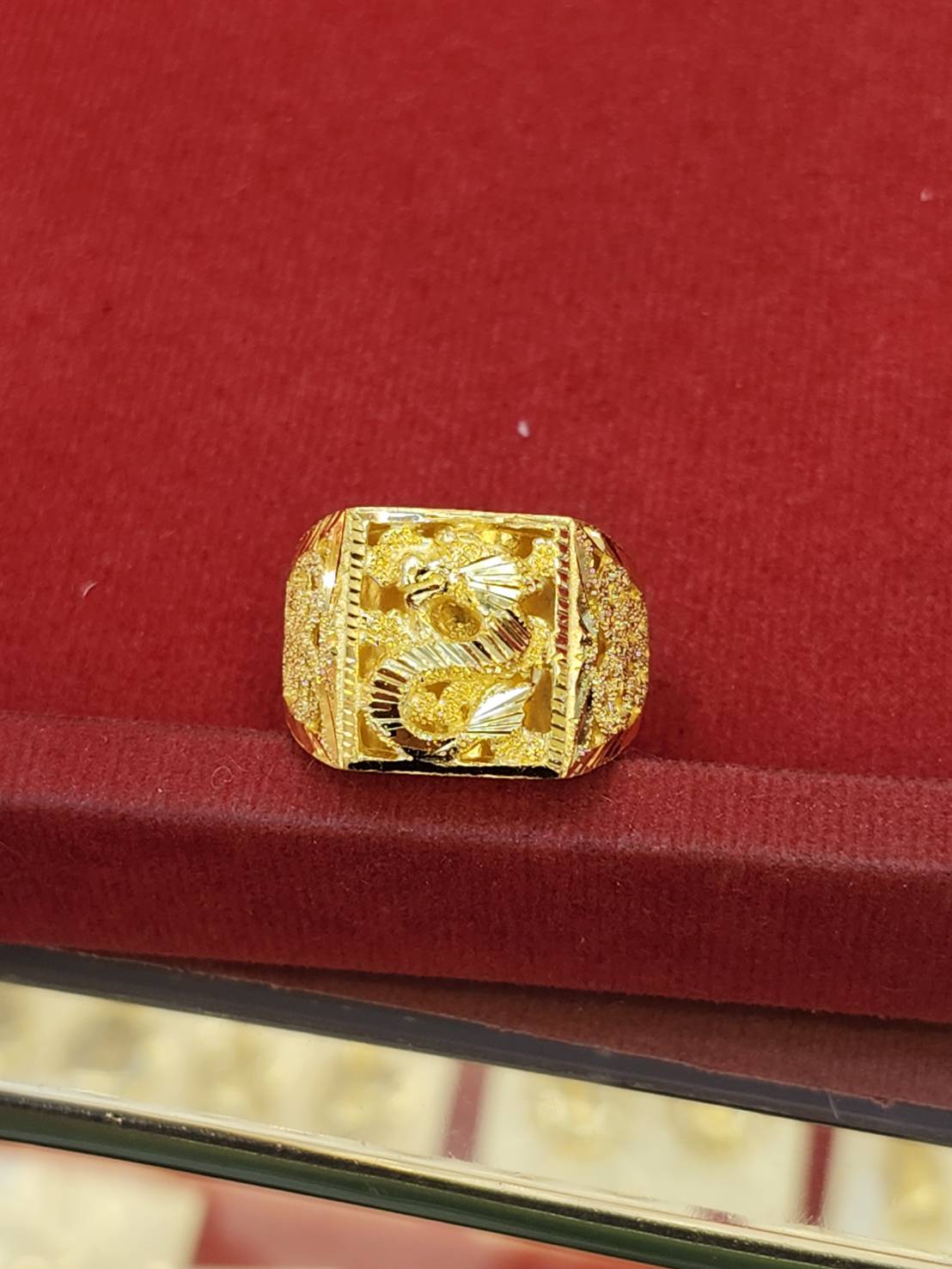 Dragon Ring, 23K Gold