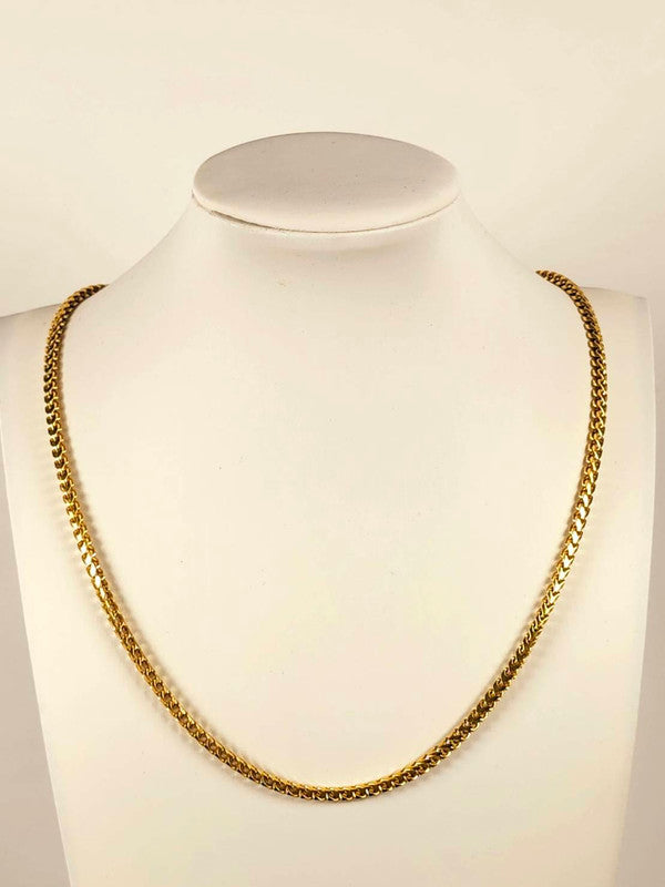 20", 35.8g, Jacoje Franco Chain, 22k Gold