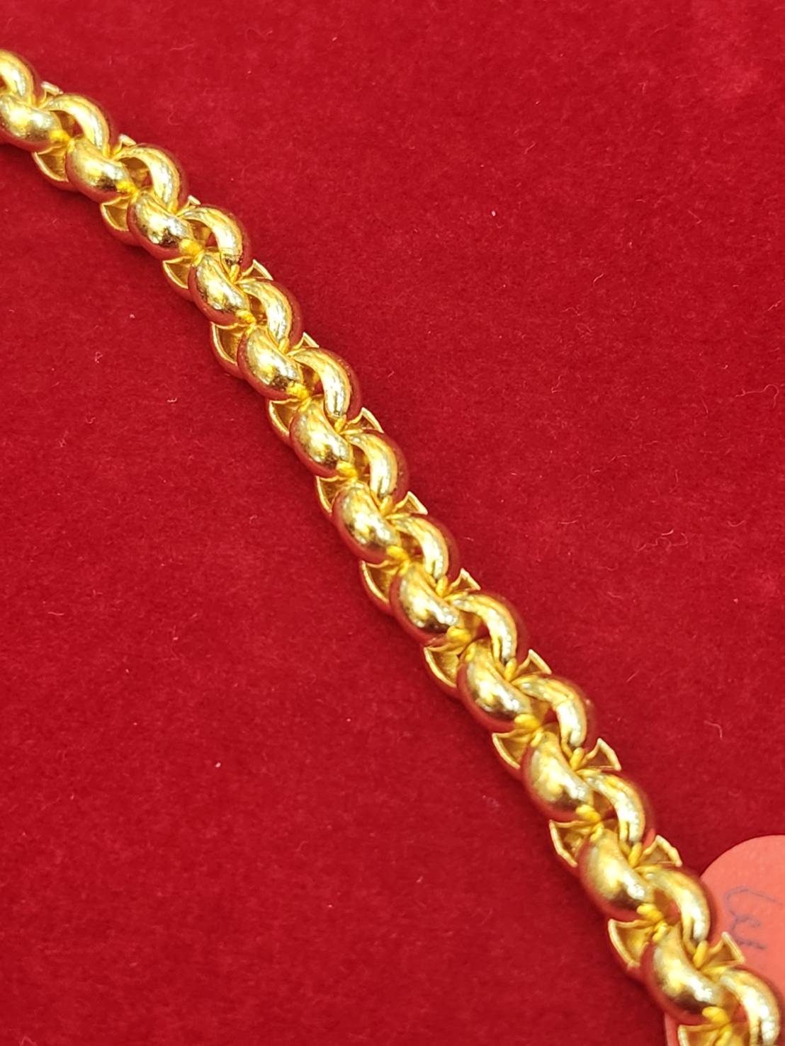 Rolo Bracelet, 24k Gold