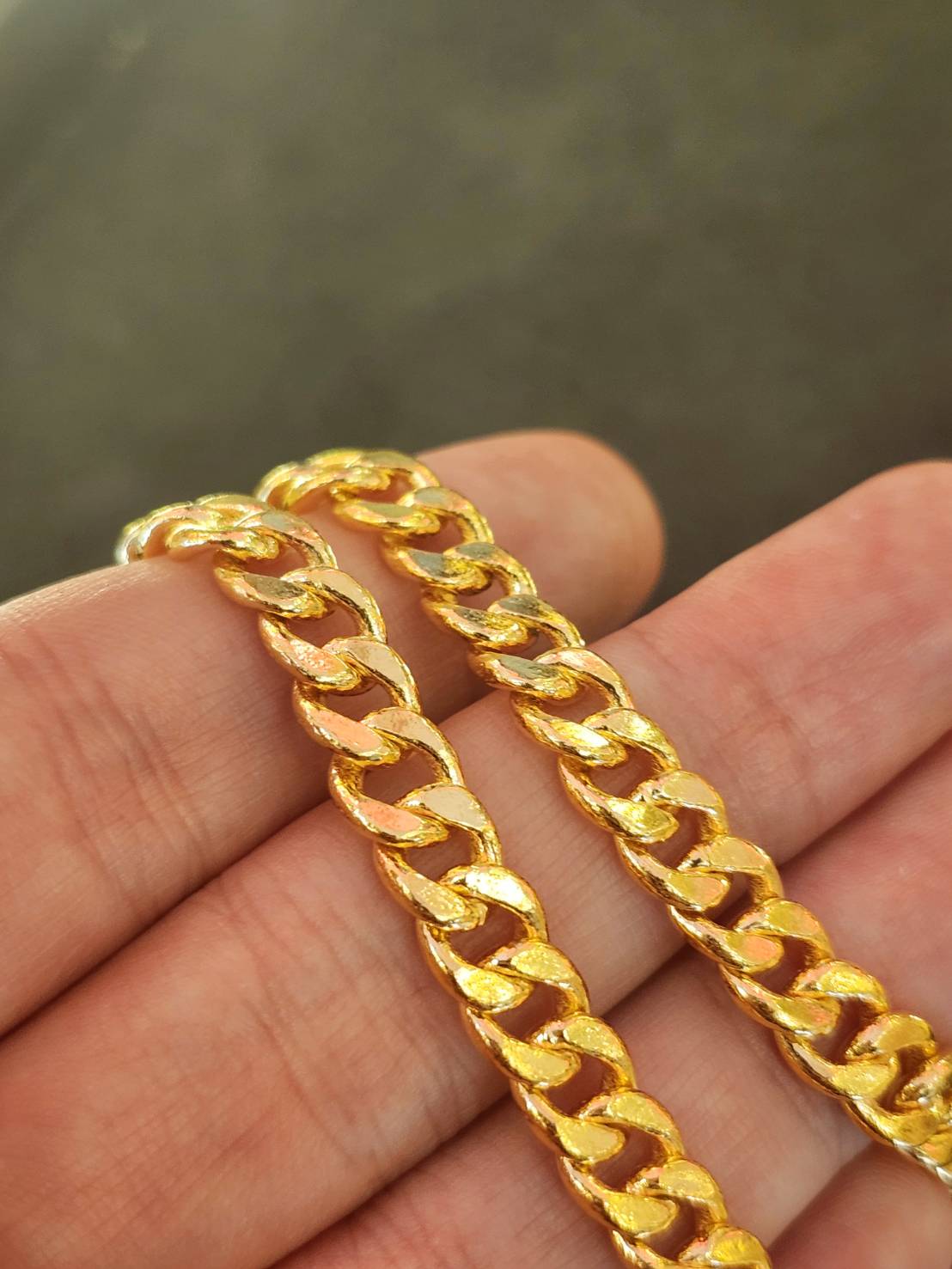 Miami Cuban Chain, 24k Gold
