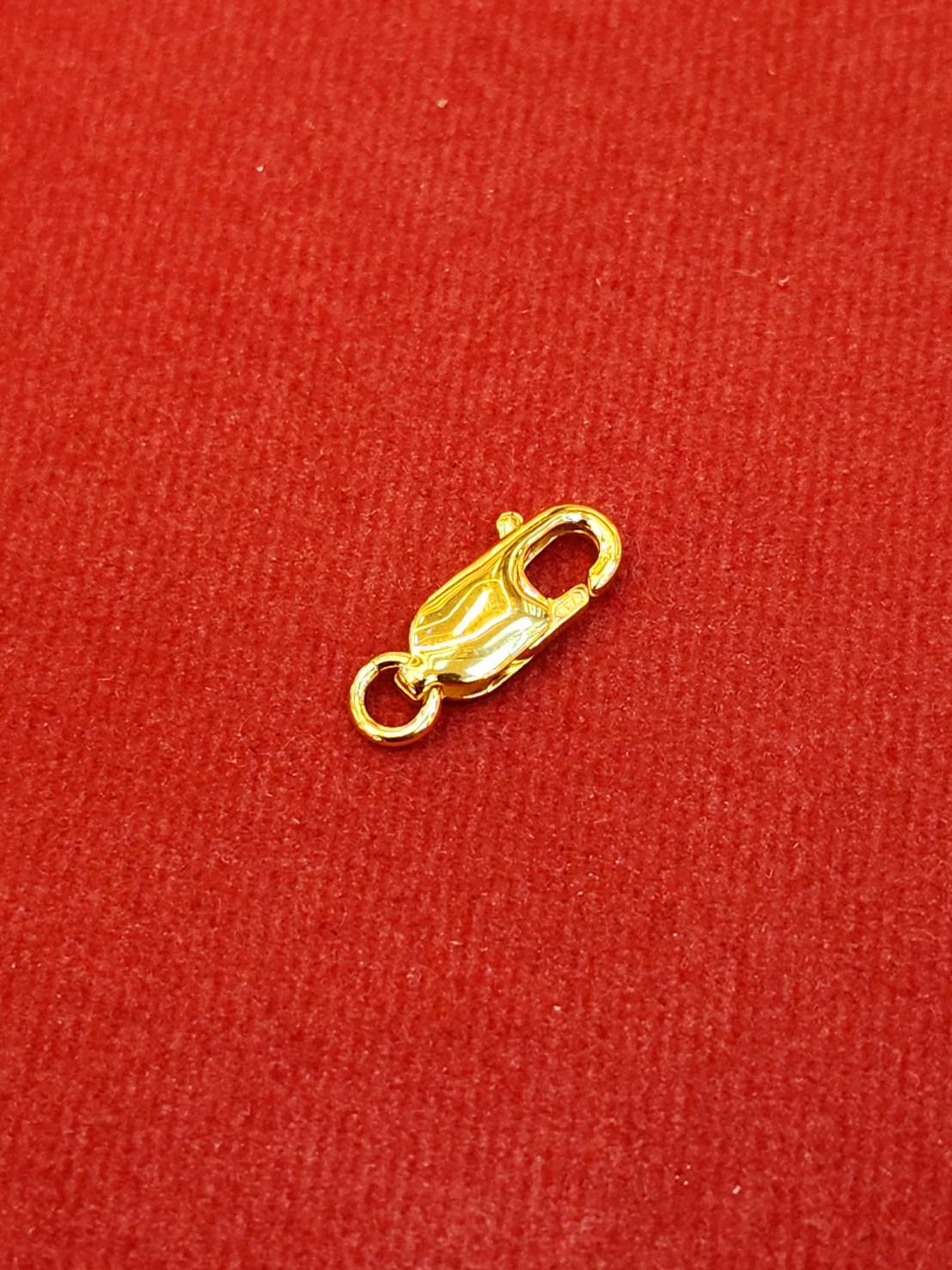 Lobster Clasp, 18k Gold Plated in 24k Gold