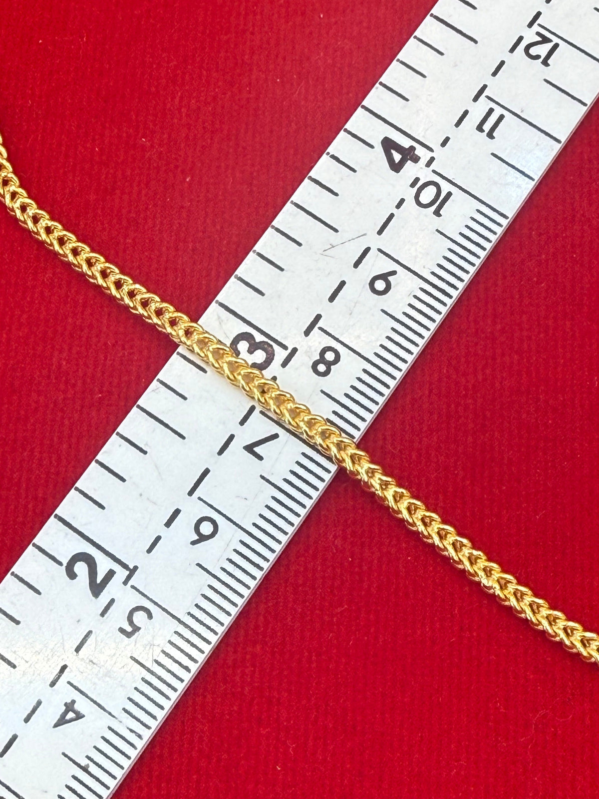 7.6g, 8", Classic Franco Bracelet, 23k Gold
