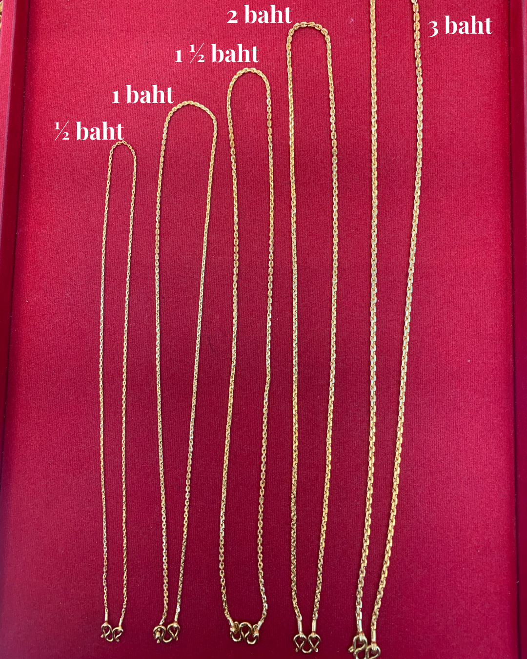 Anchor Chain, 23K Gold