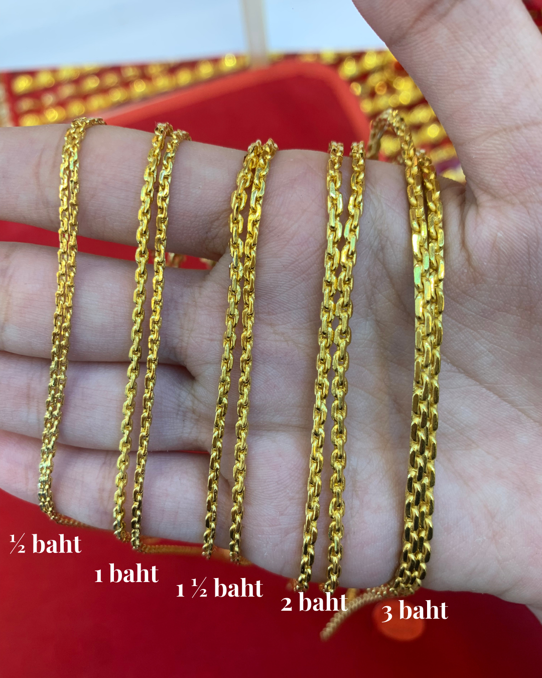 Anchor Chain, 23K Gold
