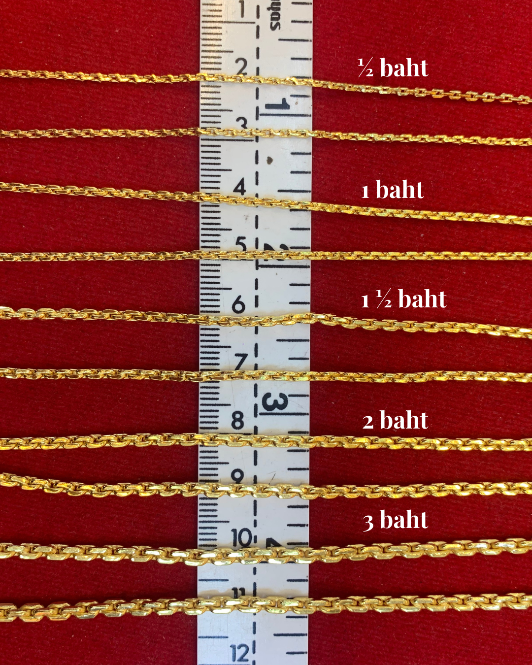 Anchor Chain, 23K Gold