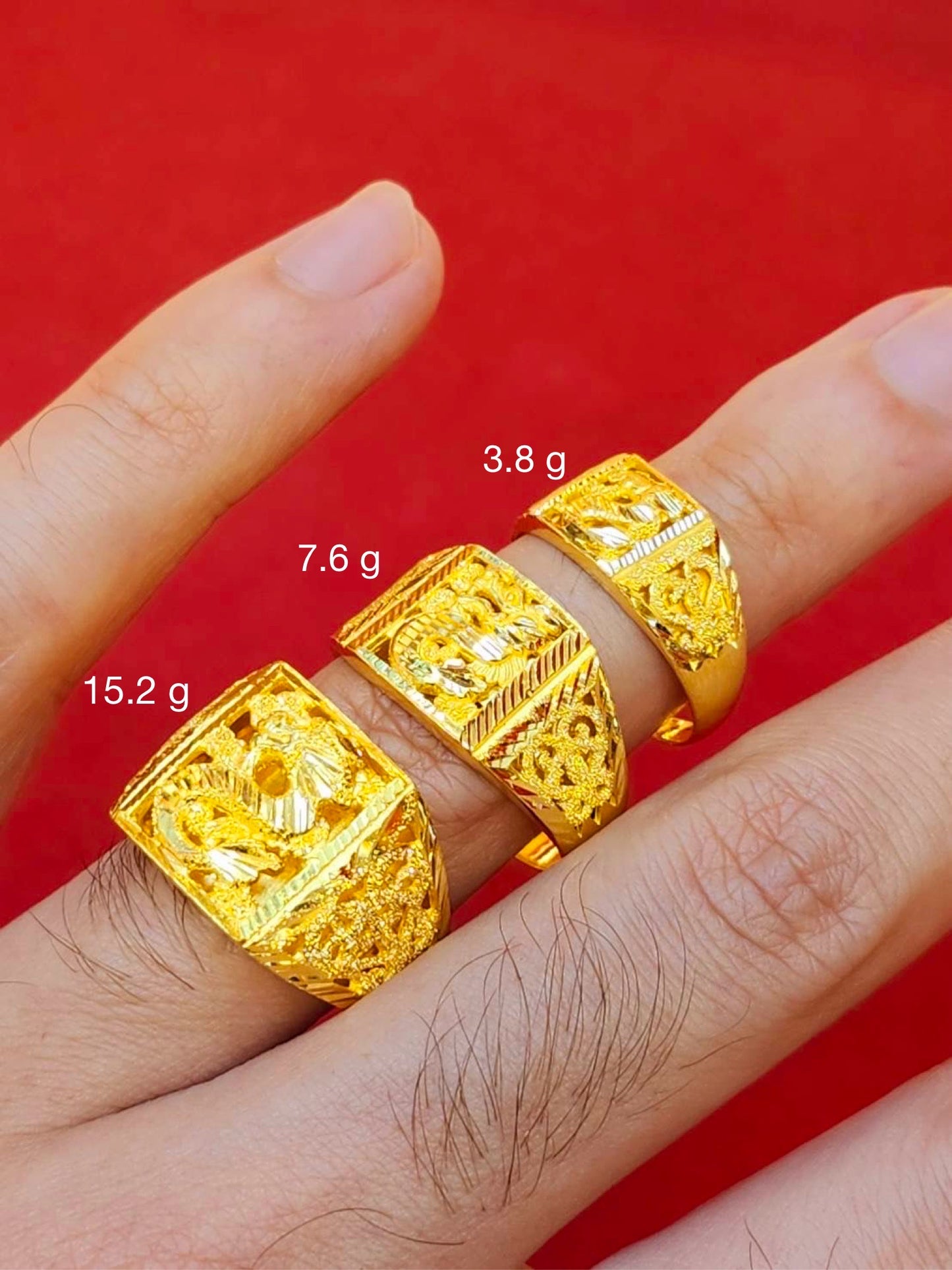 Dragon Ring, 23K Gold