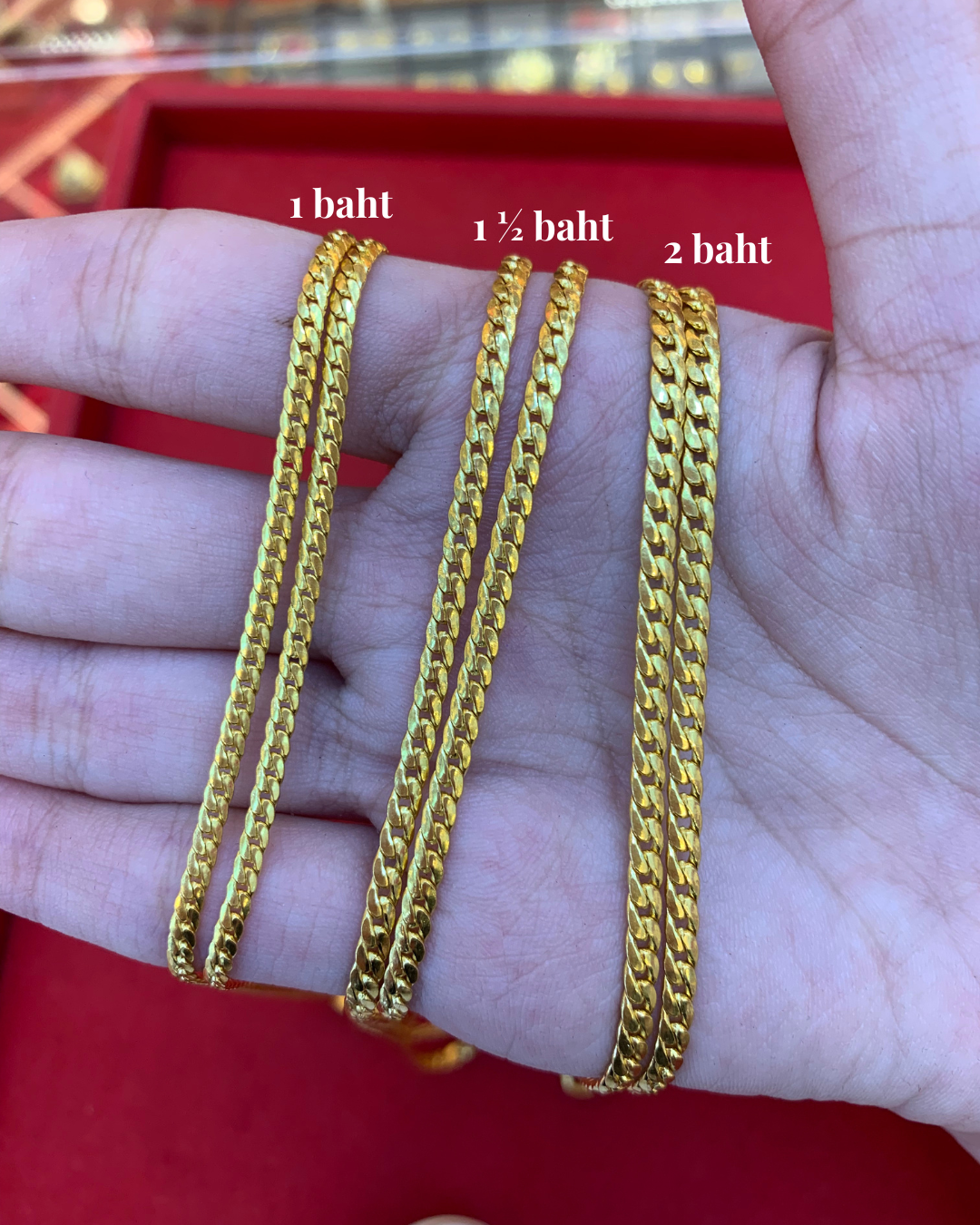 Tight Cuban Chain, 23K Gold