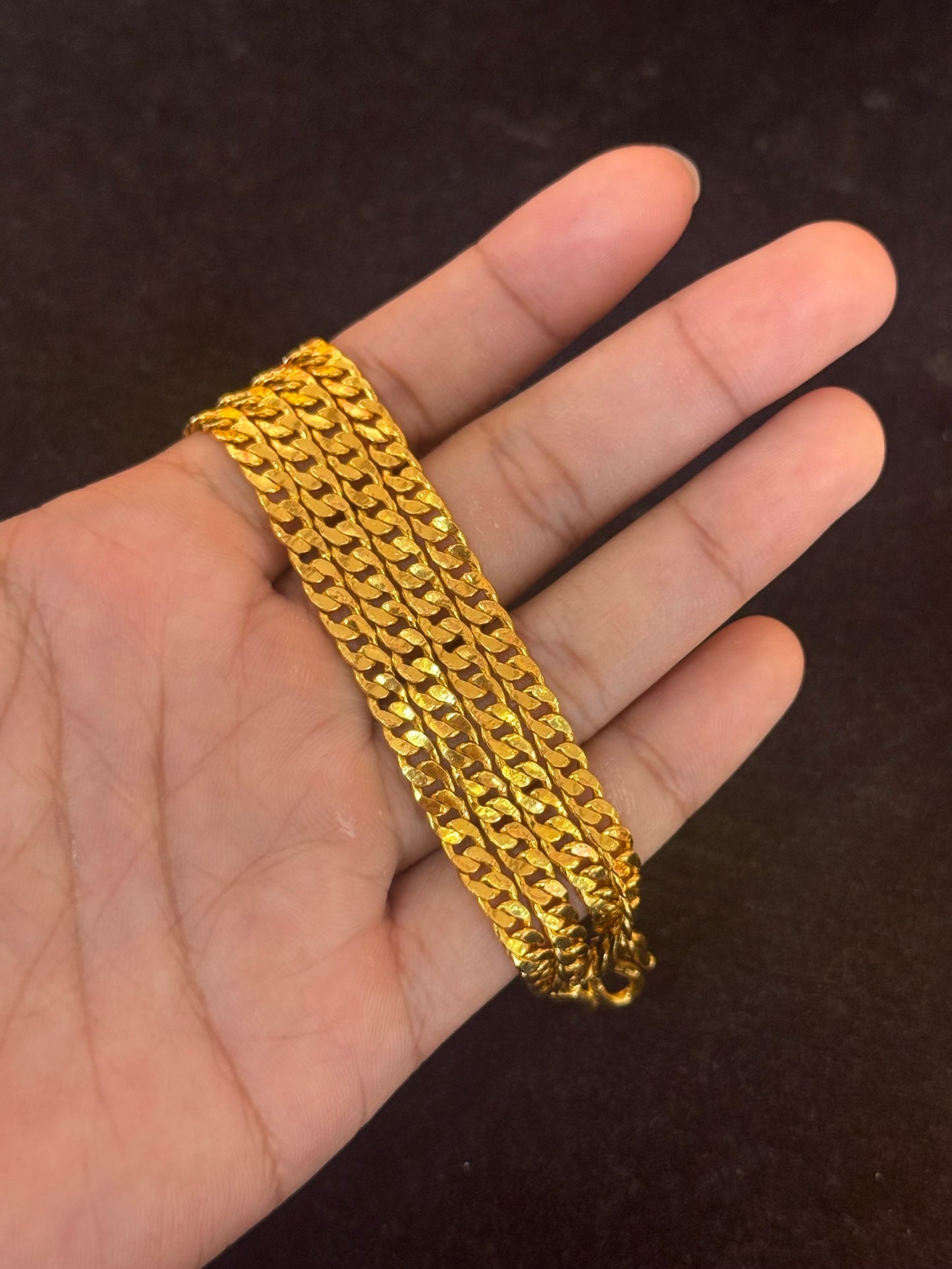 Miami Cuban Chain, 24k Gold