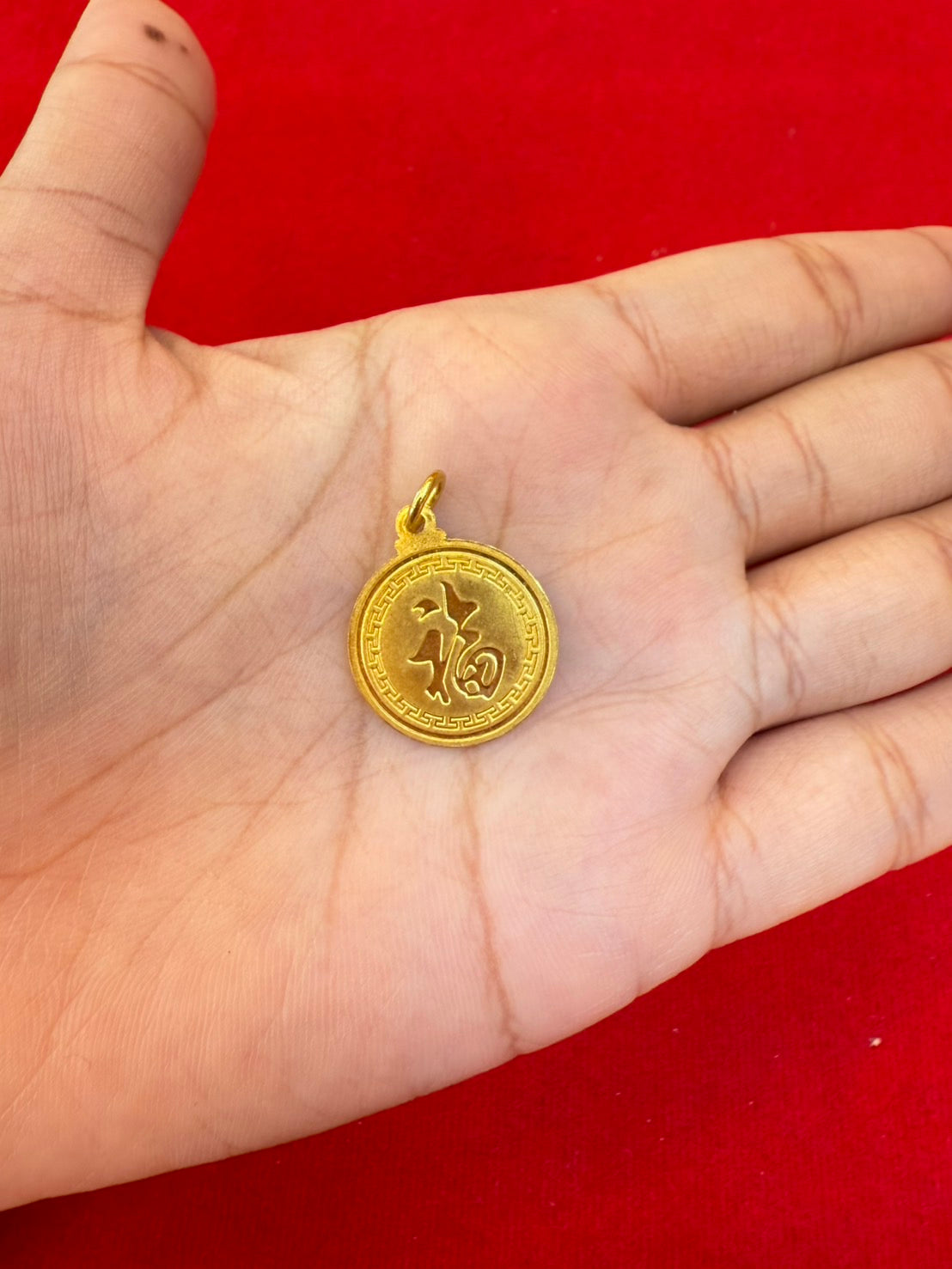 Rooster  Pendant, 23K Gold