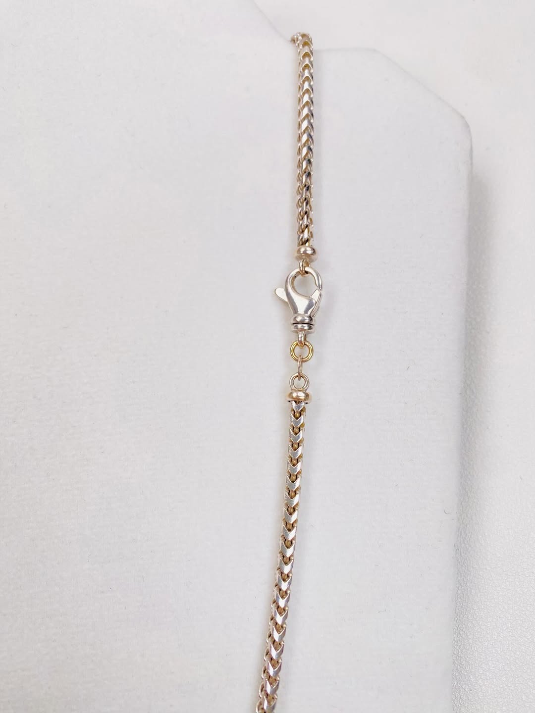 14k Franco Chain, White Gold