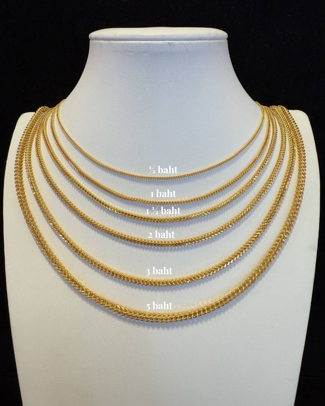 22.8g, 22", Classic Franco Chain, 24k Gold