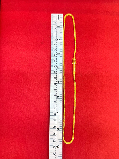 30.8g, 19”, Classic Franco Chain, 24K Gold