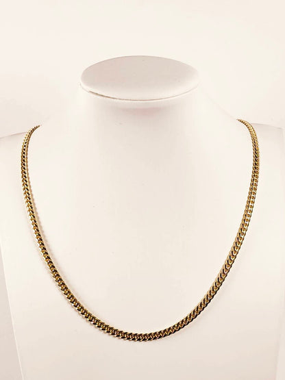 24", 28g, Miami Cuban Chain, 10k Gold