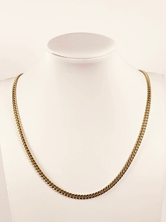 24", 28g, Miami Cuban Chain, 10k Gold