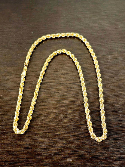 24", 40.85g, Rope Chain, 10k Gold