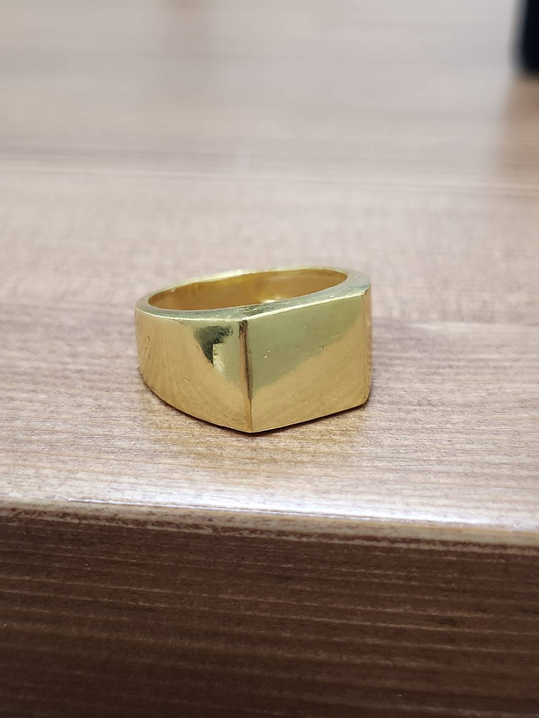 23K Thai Gold Signet Ring