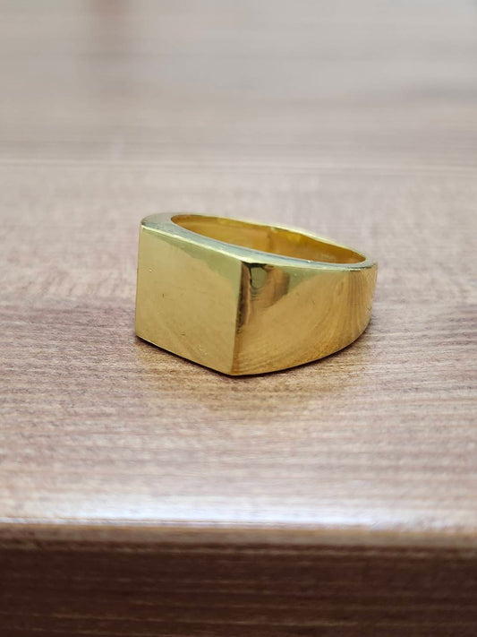 23K Thai Gold Signet Ring