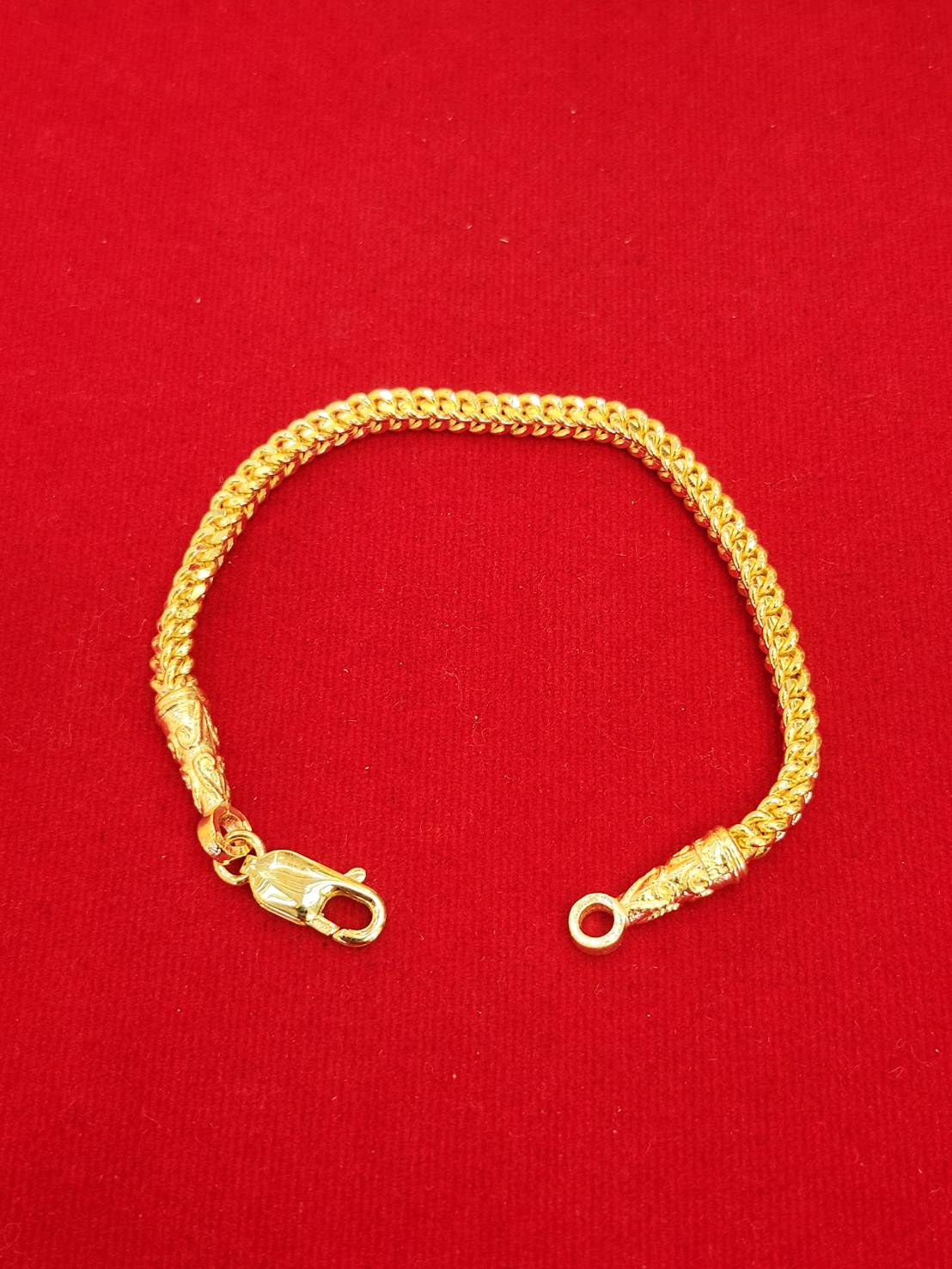 Classic Franco Bracelet, 24k Gold