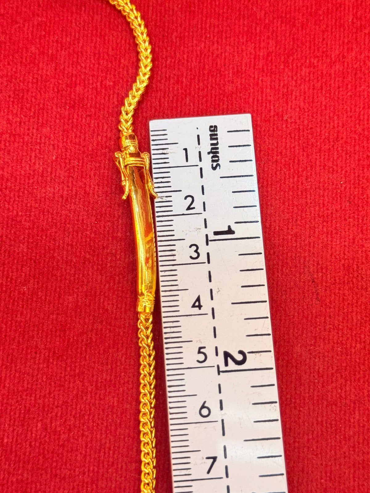 30.8g, 19”, Classic Franco Chain, 24K Gold