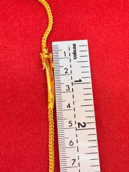 30.8g, 19”, Classic Franco Chain, 24K Gold