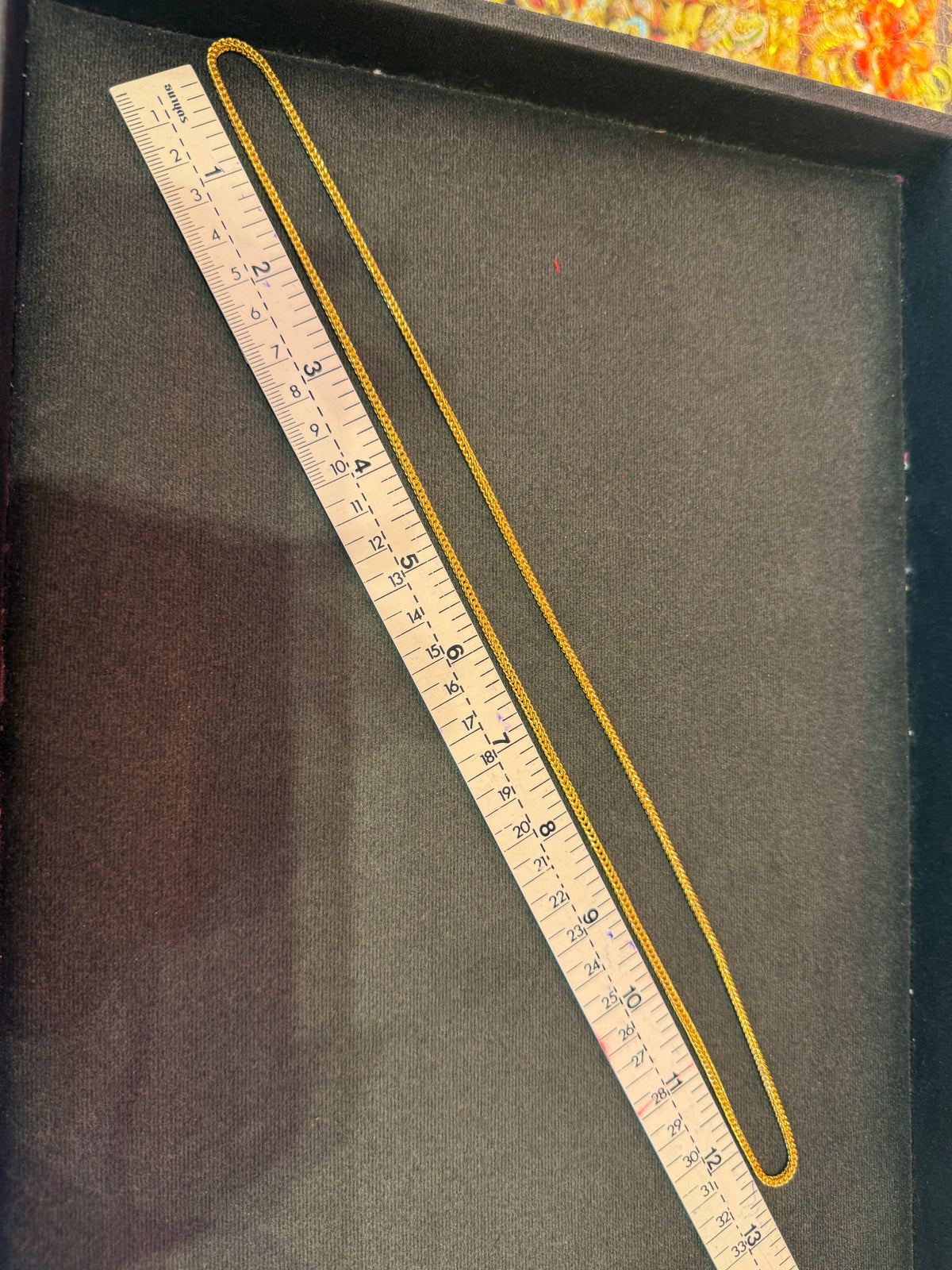 32g, 26", Classic Franco Chain, Claspless, 24K Gold