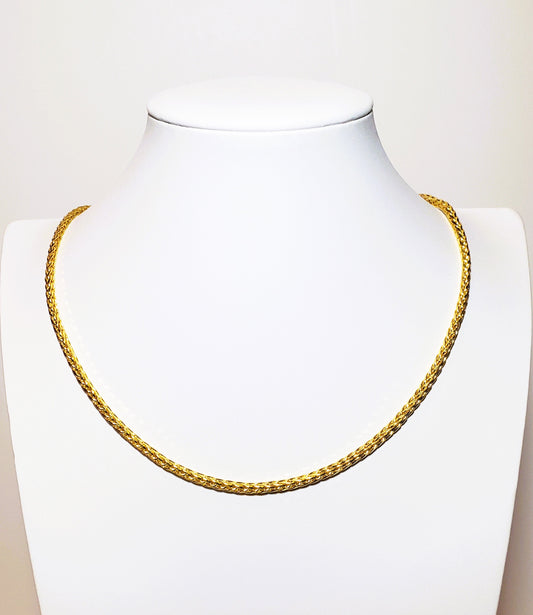 23k Thai Gold Wheat Chain