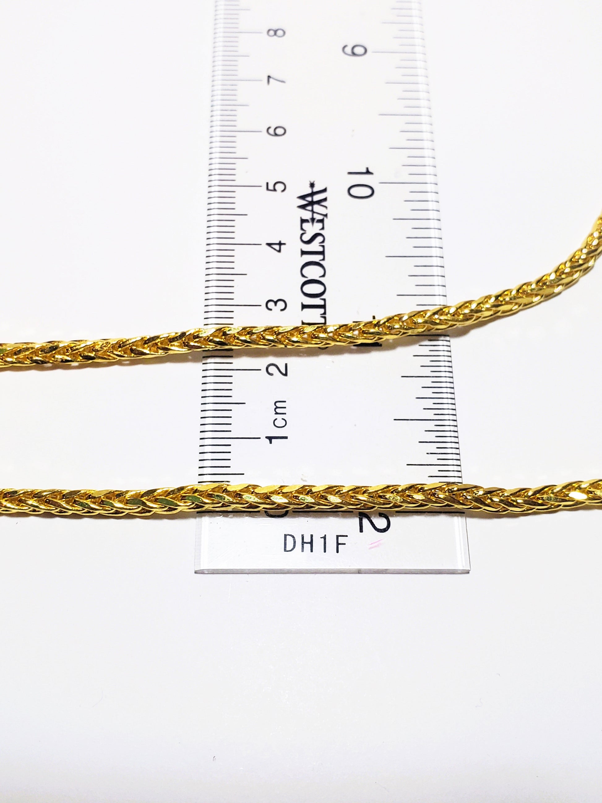 23k Thai Gold Wheat Chain