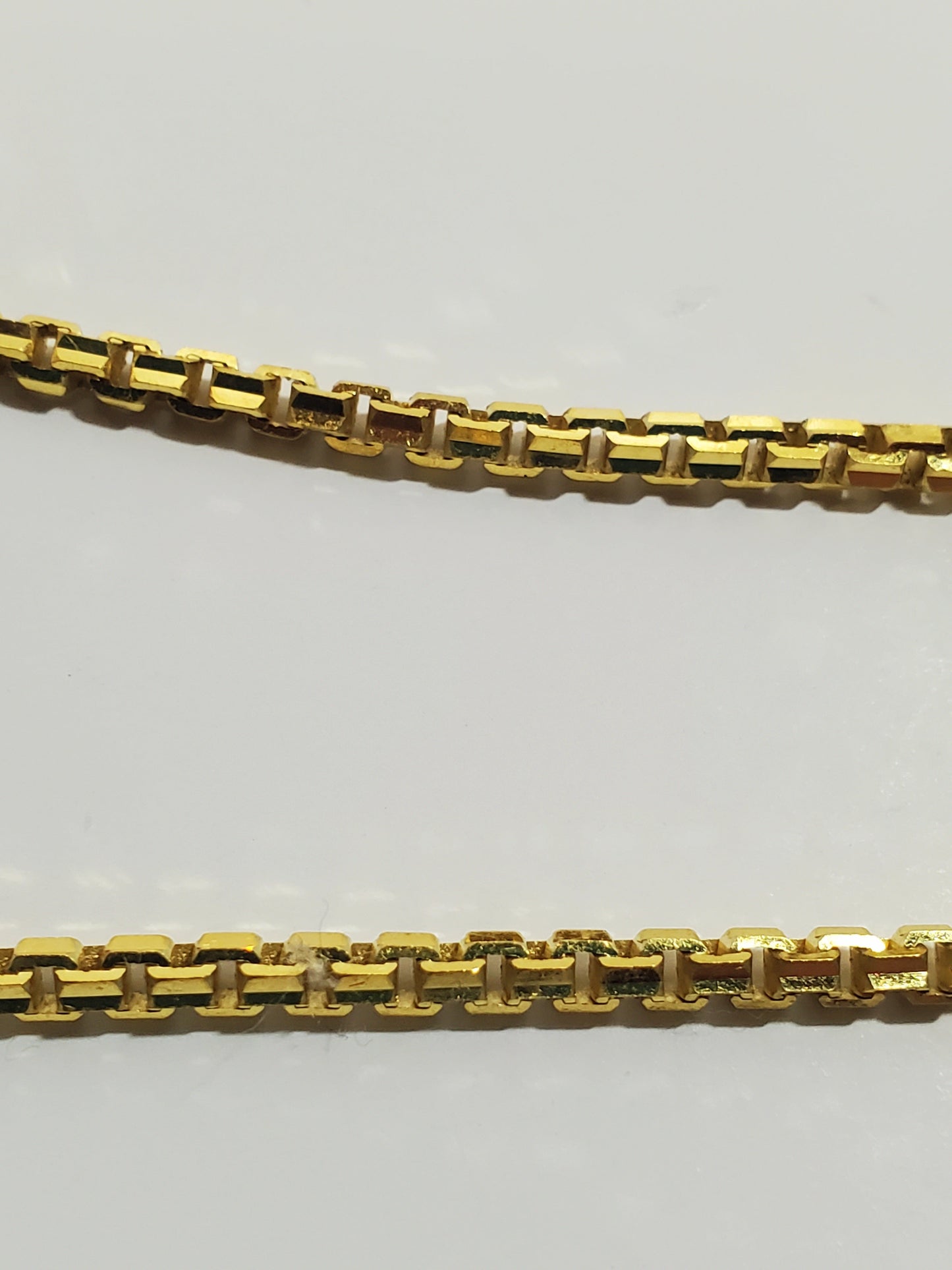 23k Thai Gold Box Chain