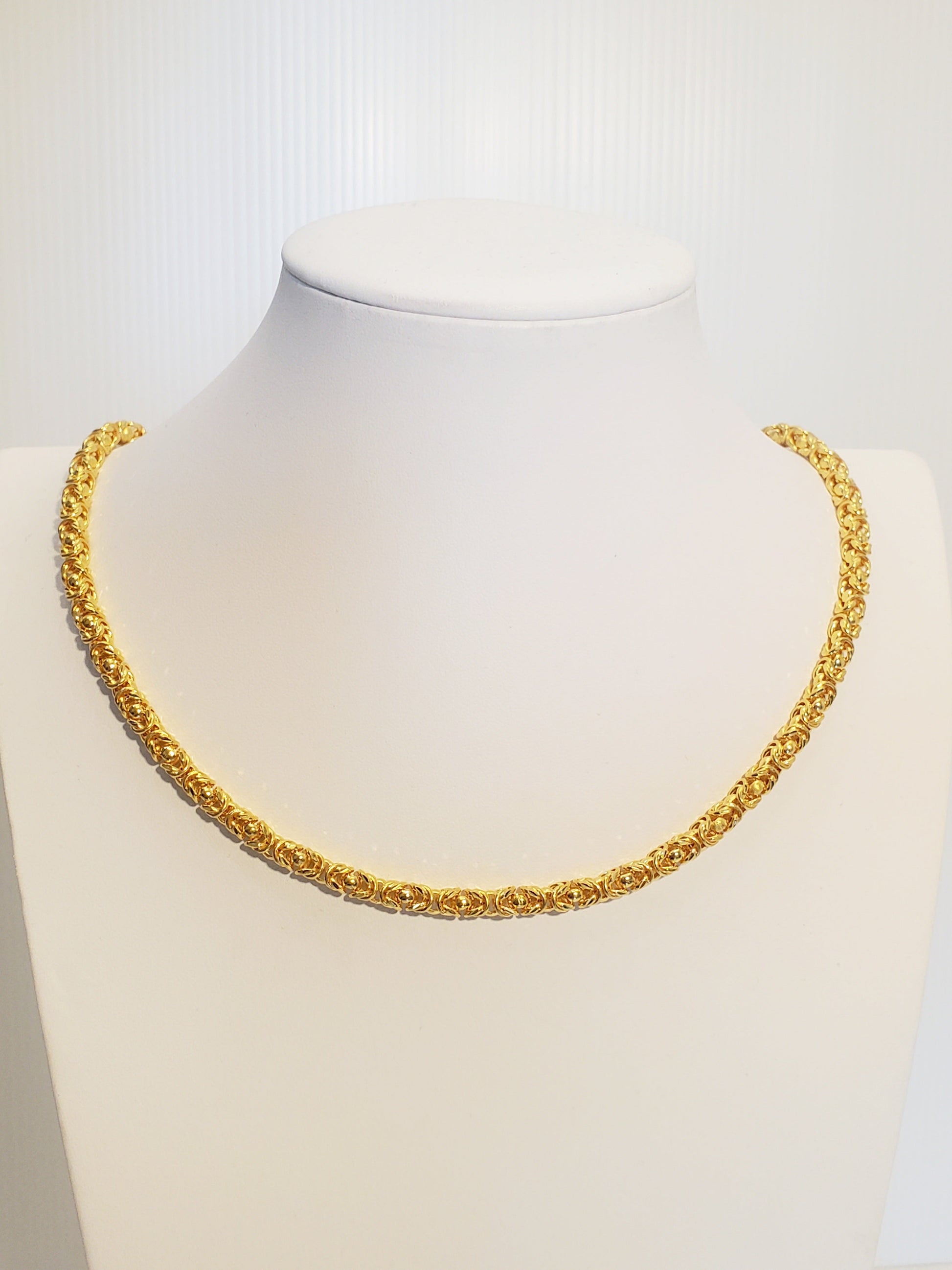 23k Thai Gold Byzantine Chain