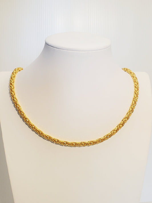 23k Thai Gold Byzantine Chain