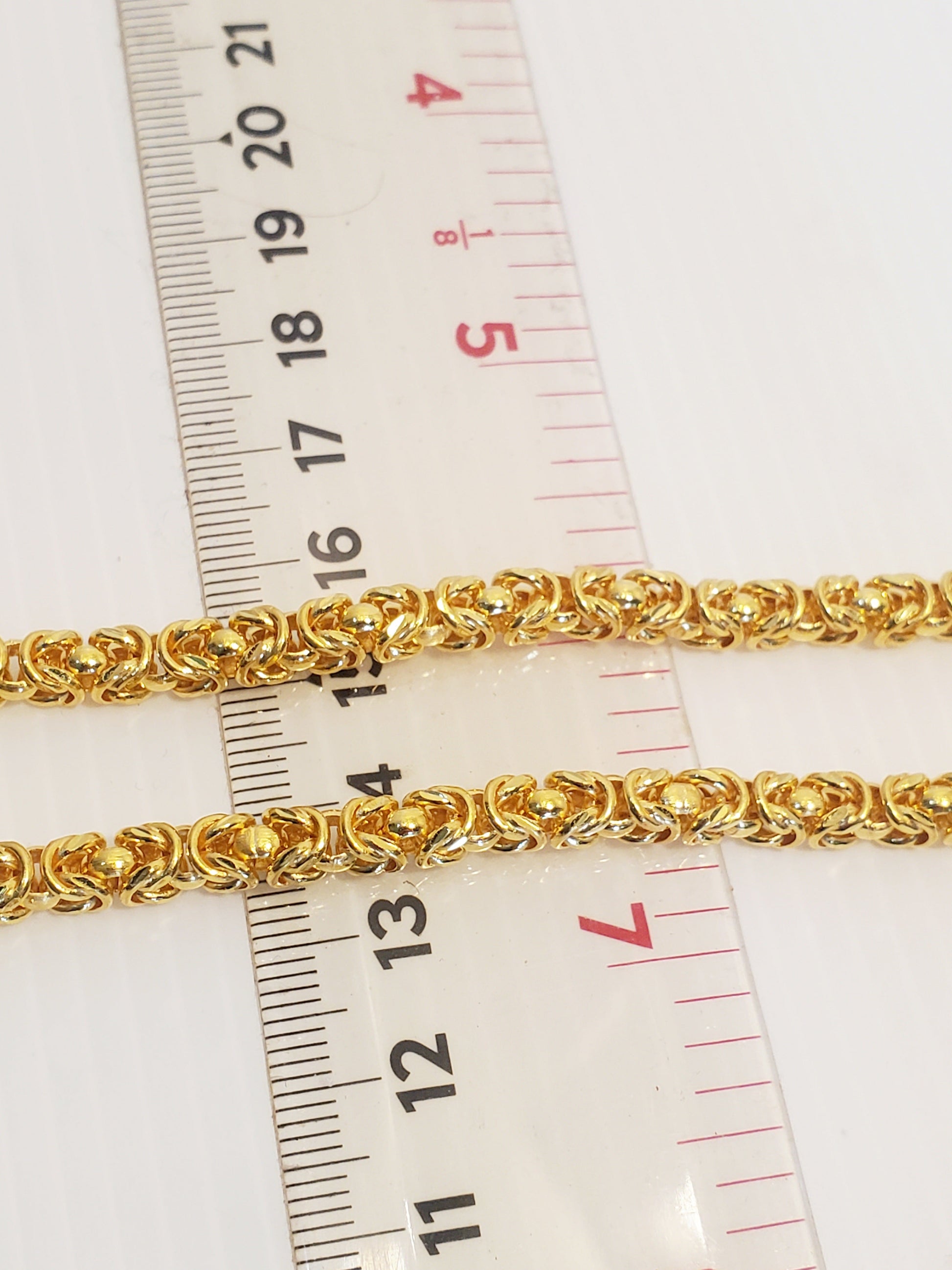 23k Thai Gold Byzantine Chain