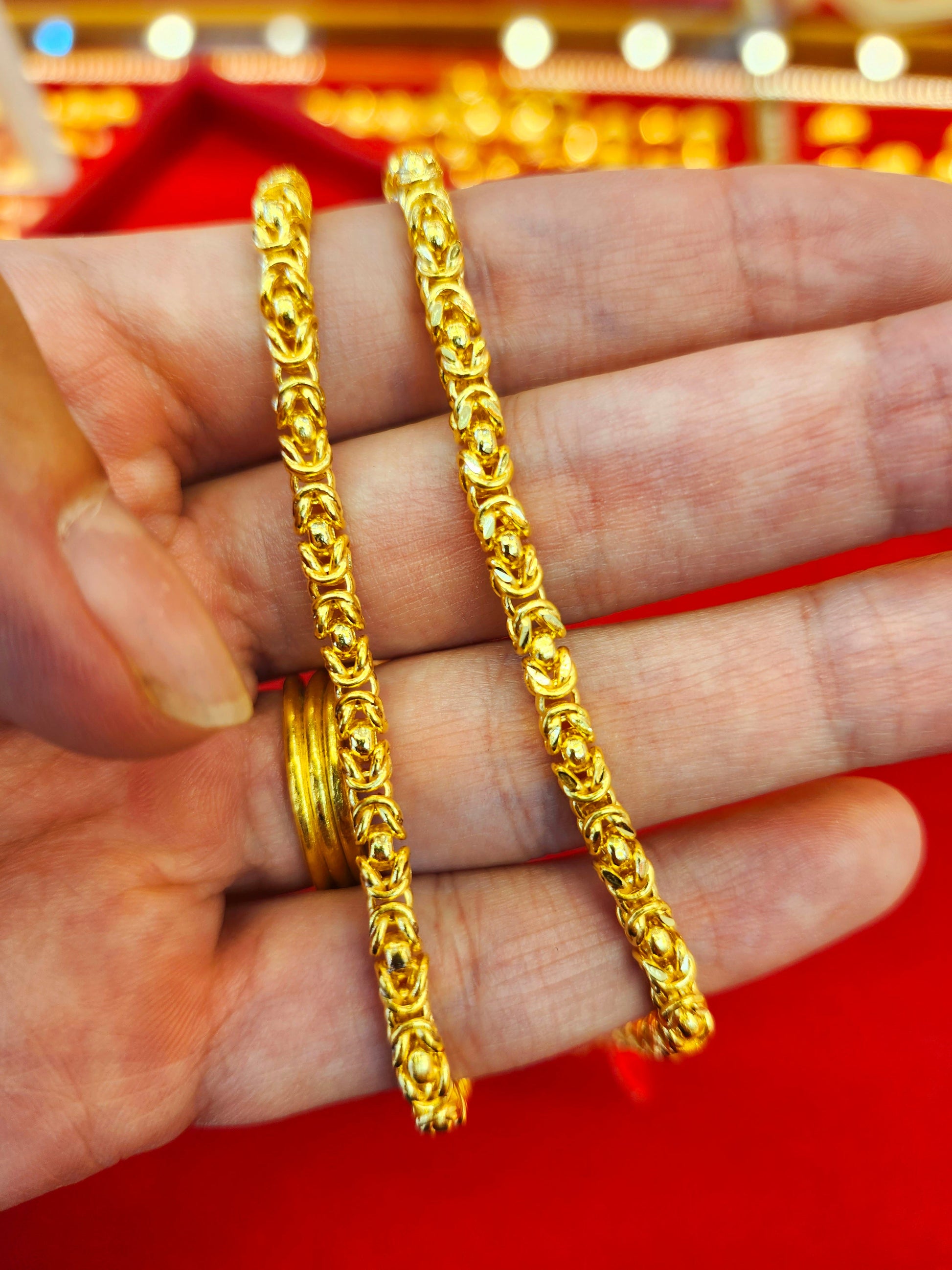 23k Thai Gold Byzantine Chain