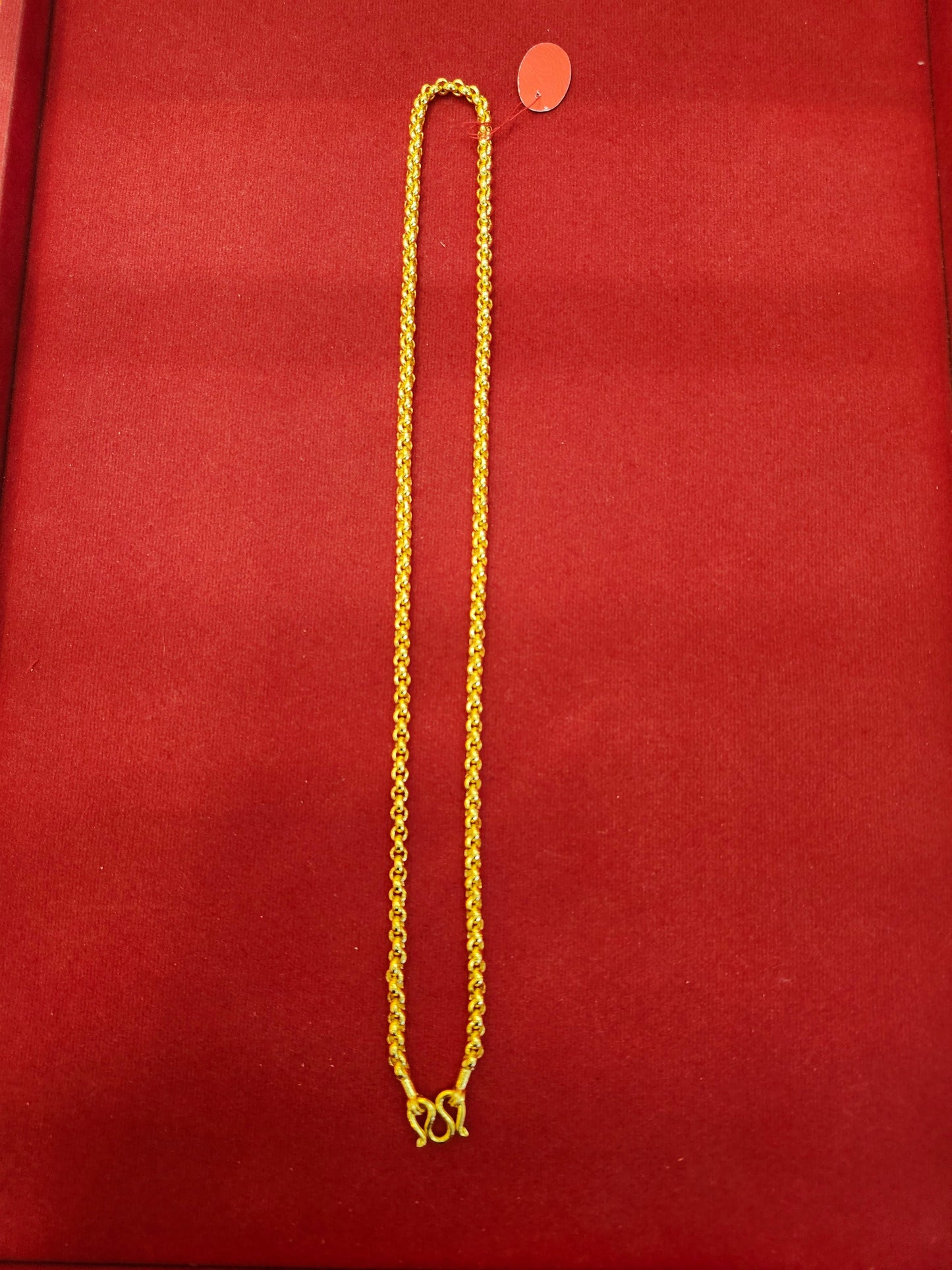 23k Thai Gold Rolo Chain