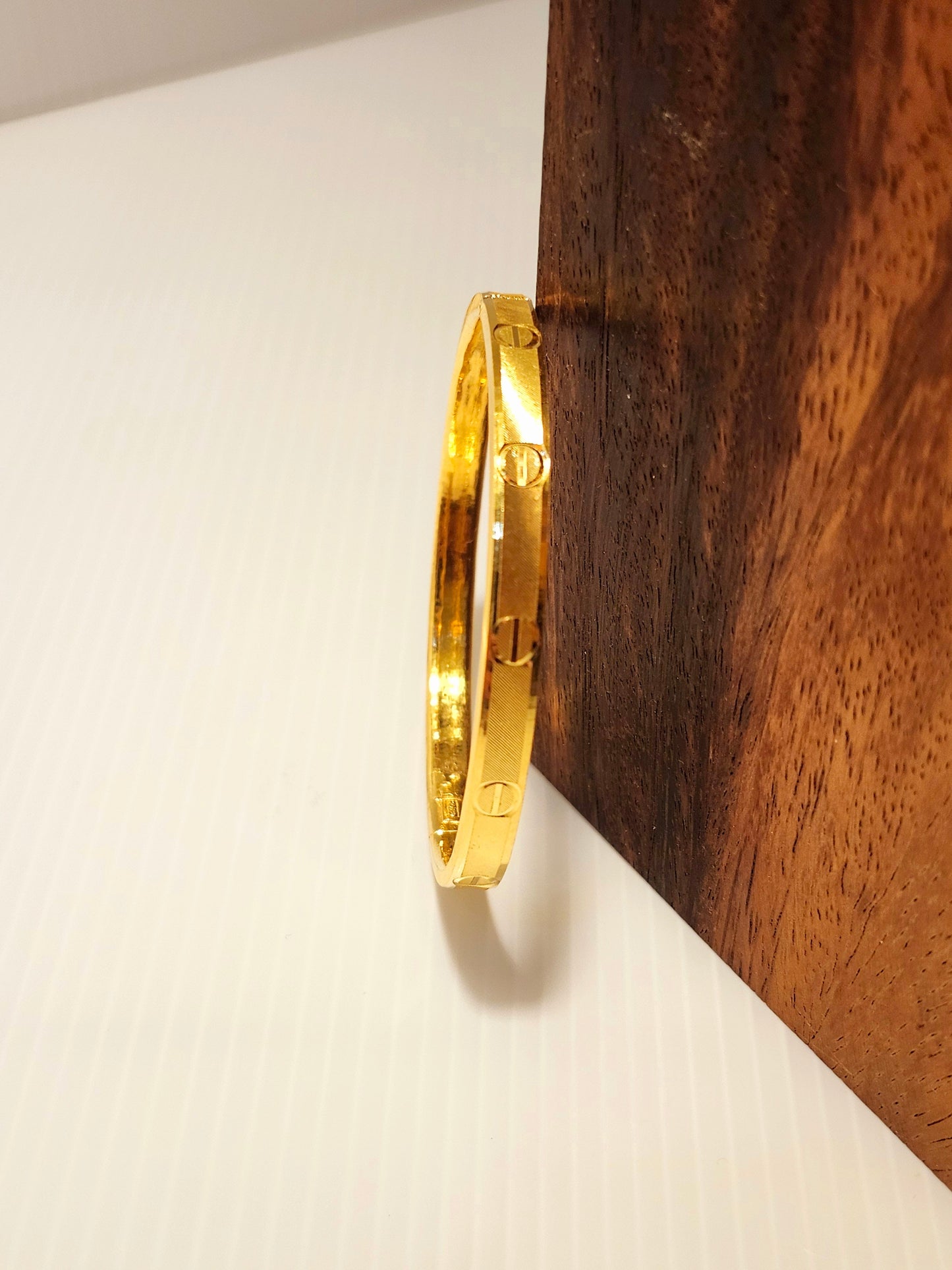 Designer Bangle, 23K Gold