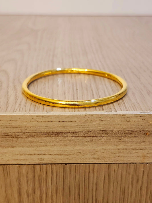 Round Bangle, 23K Gold