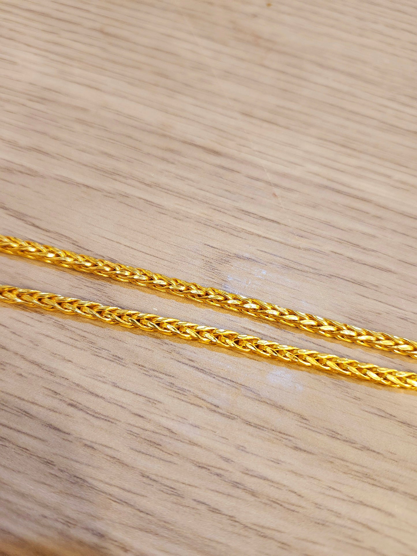 23k Thai Gold Wheat Chain