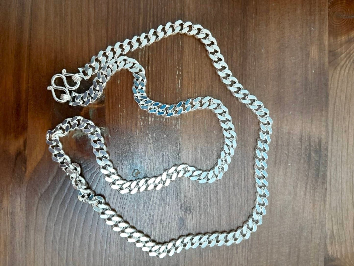 Heavy Cuban Chain, Sterling Silver