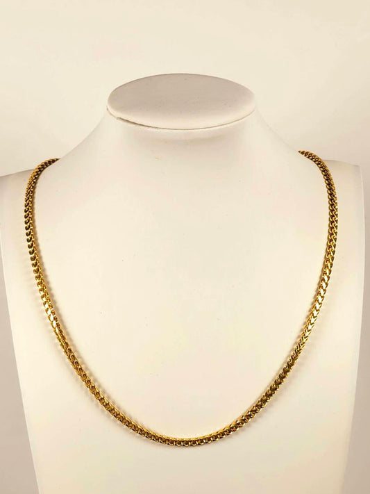 20", 35.8g, Jacoje Franco Chain, 22k Gold