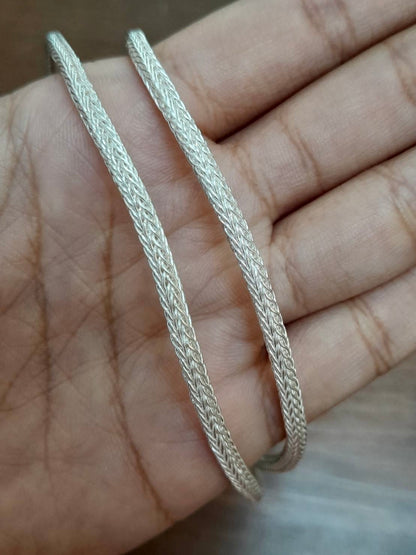 Wheat Chain, Sterling Silver