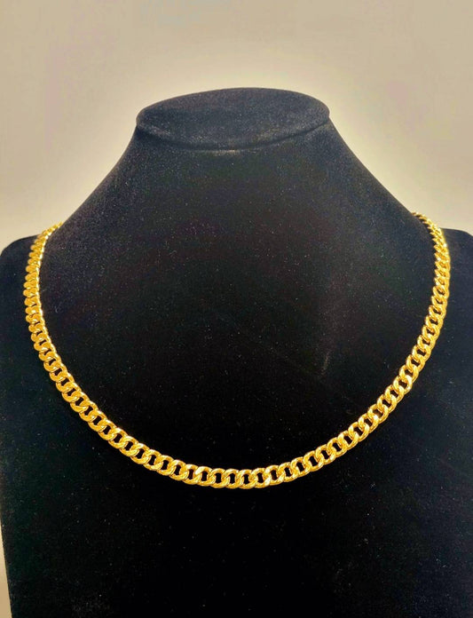Miami Cuban Chain, 24k Gold