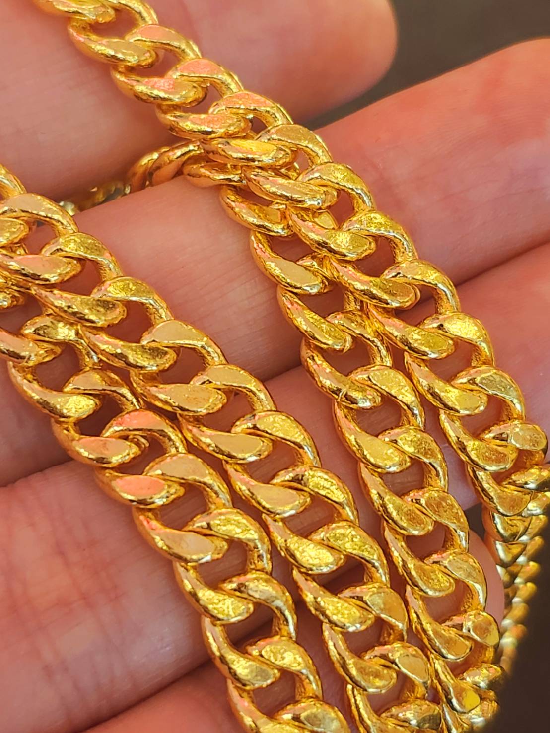 Miami Cuban Chain, 24k Gold
