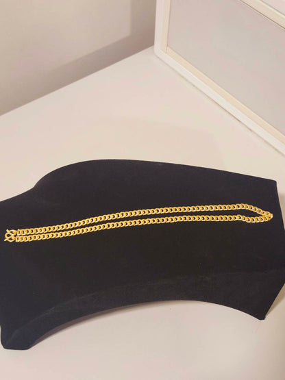 Miami Cuban Chain, 24k Gold