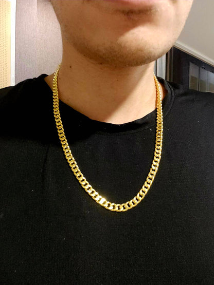 Miami Cuban Chain, 24k Gold