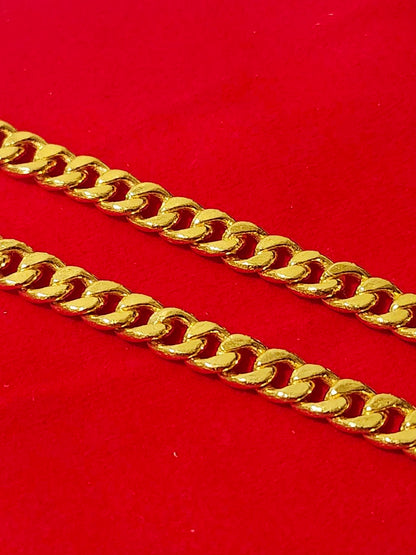 Miami Cuban Chain, 24k Gold