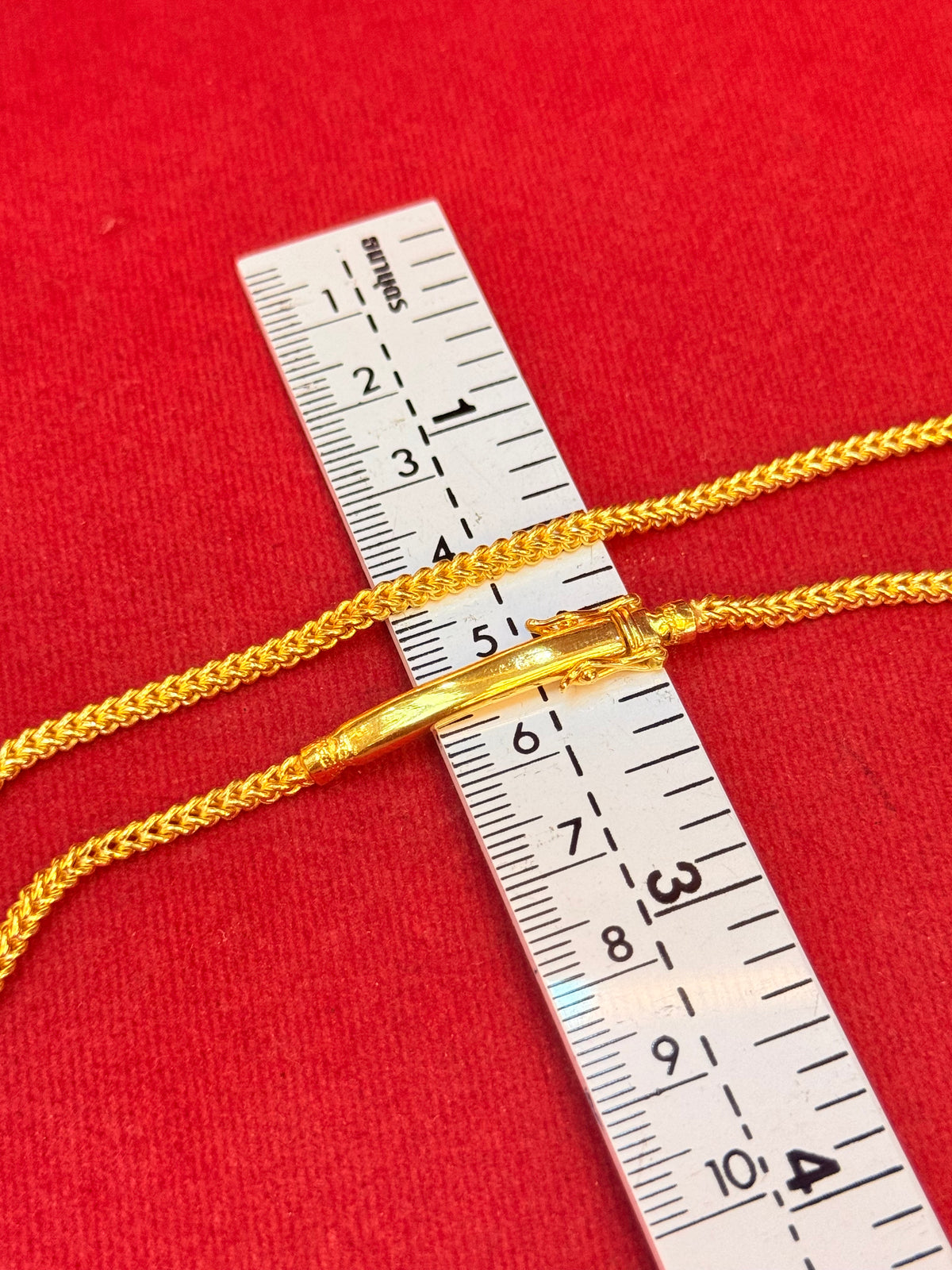 30.8g, 19”, Classic Franco Chain, 24K Gold