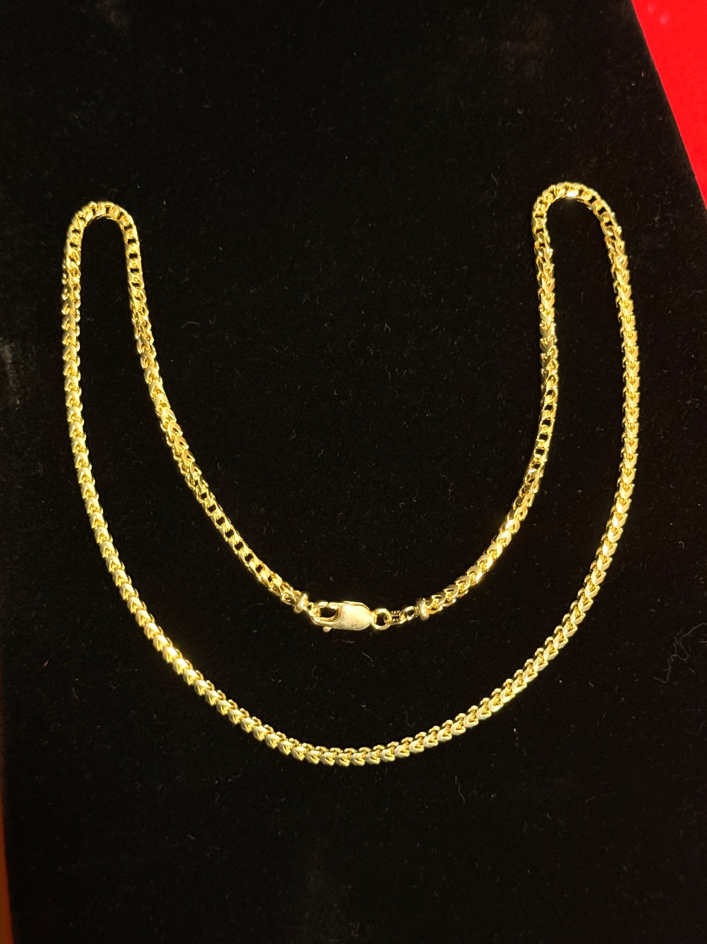 Franco Chain, 14k Gold, 3mm