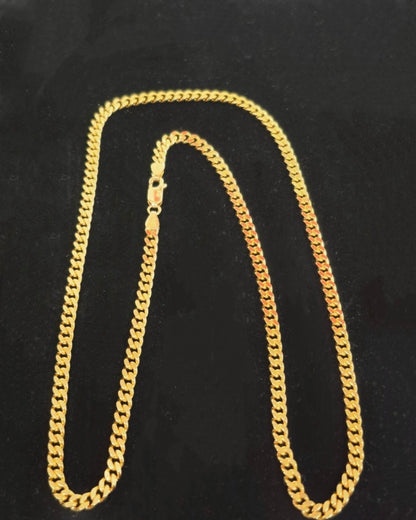 Miami Cuban Chain, 18k Gold, 4.2mm